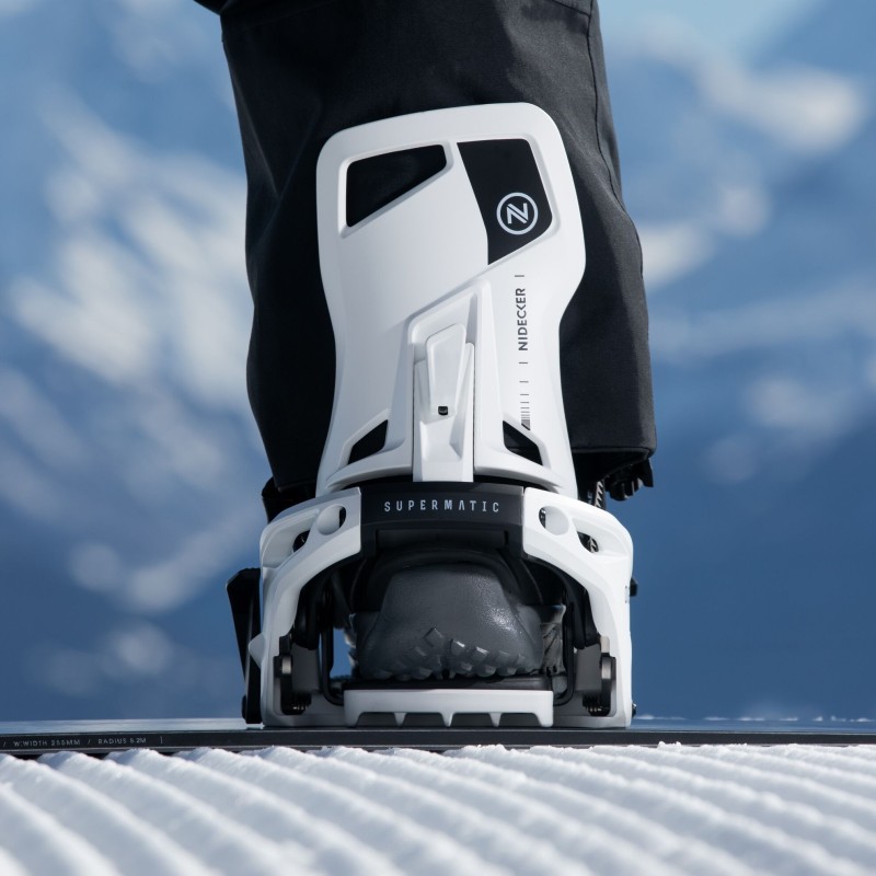 Wiązania snowboardowe unisex Nidecker 2026 OG SUPERMATIC® White