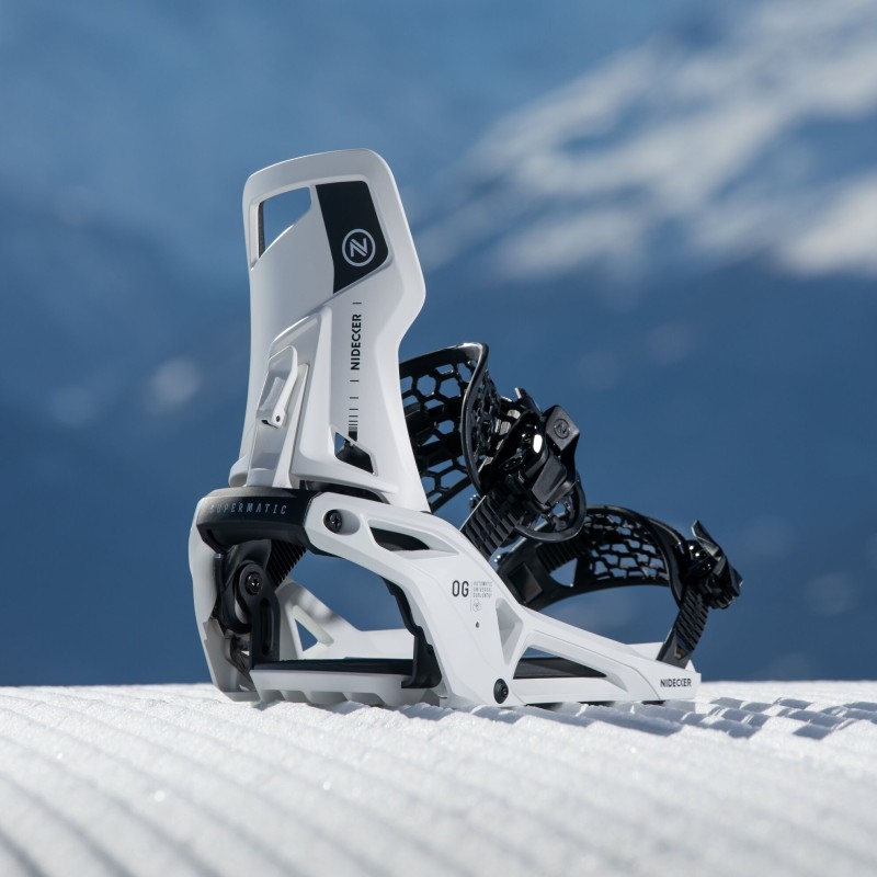 Wiązania snowboardowe unisex Nidecker 2026 OG SUPERMATIC® White