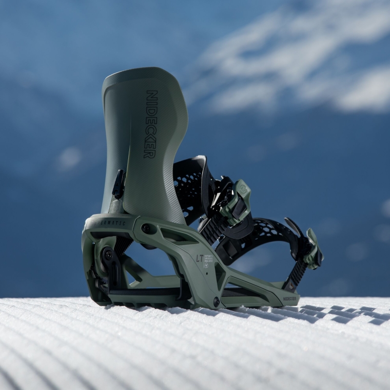 Wiązania snowboardowe unisex Nidecker 2026 Lt Supermatic Olive