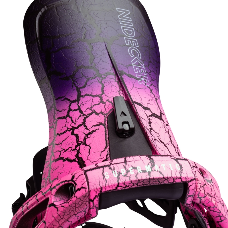 Wiązania snowboardowe unisex Nidecker 2026 Lt Supermatic Magma