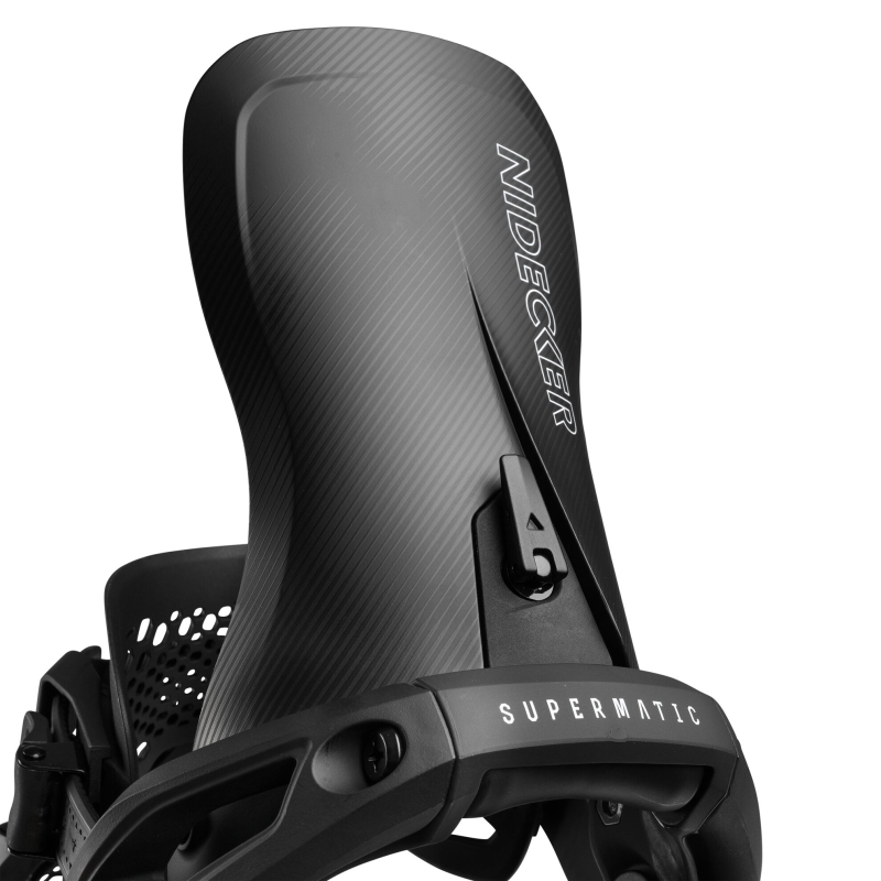Wiązania snowboardowe unisex Nidecker 2026 Lt Supermatic Black