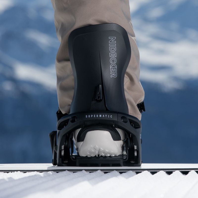 Wiązania snowboardowe unisex Nidecker 2026 Lt Supermatic Black