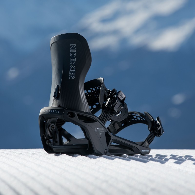 Wiązania snowboardowe unisex Nidecker 2026 LT SUPERMATIC® Black