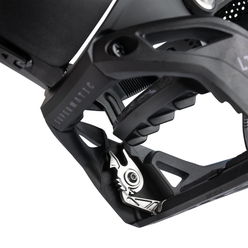Snowboard bindings unisex Nidecker 2026 Lt Supermatic Bio Black