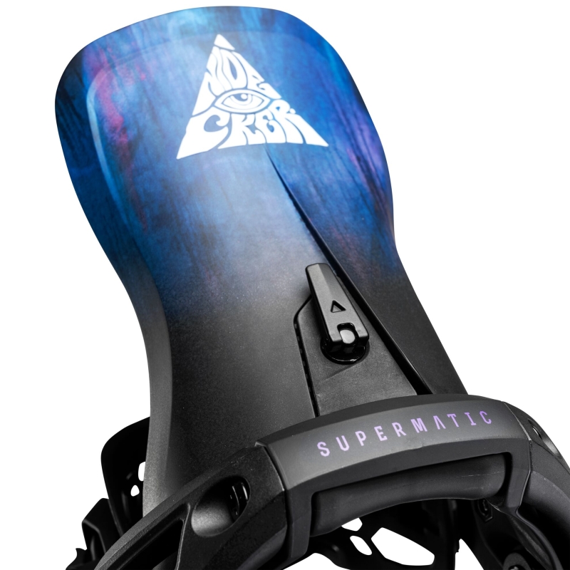 Wiązania snowboardowe unisex Nidecker 2026 Lt Supermatic Bio Black