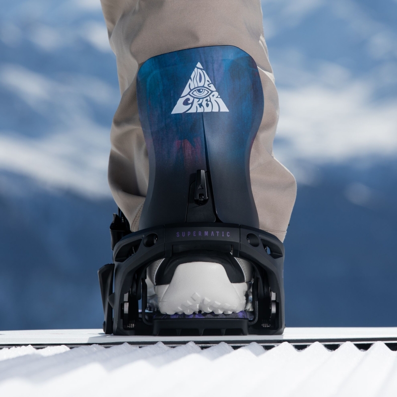 Wiązania snowboardowe unisex Nidecker 2026 Lt Supermatic Bio Black