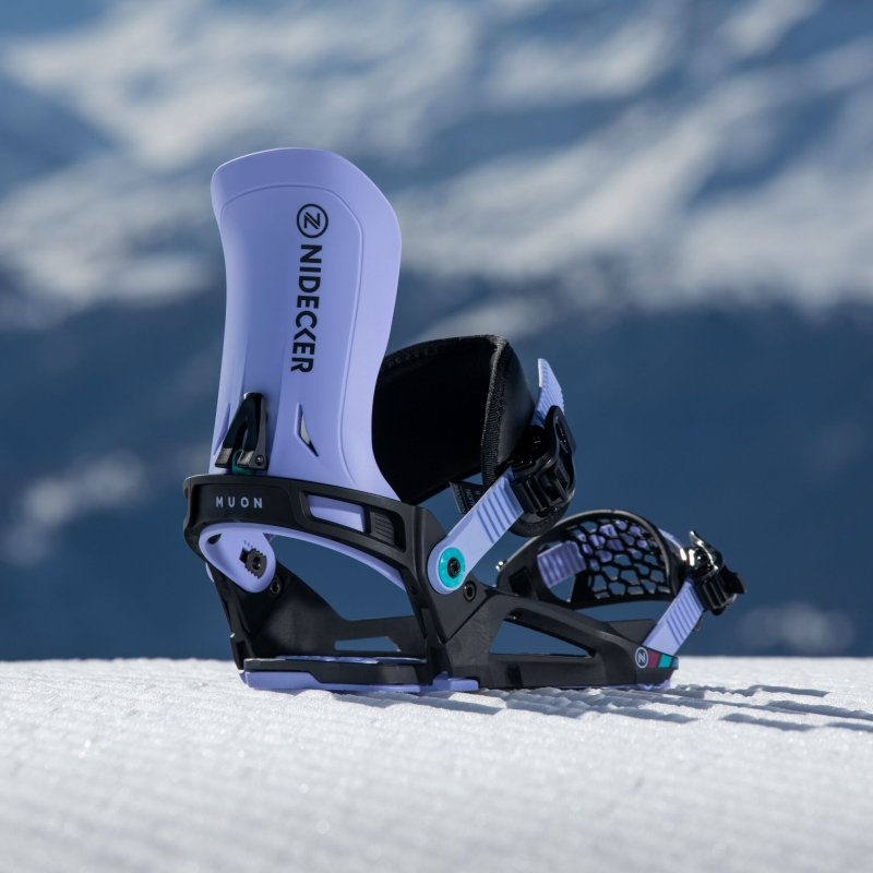 Wiązania snowboardowe unisex Nidecker 2026 Muon Lavender