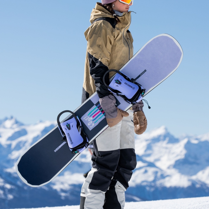 Wiązania snowboardowe unisex Nidecker 2026 Muon Lavender