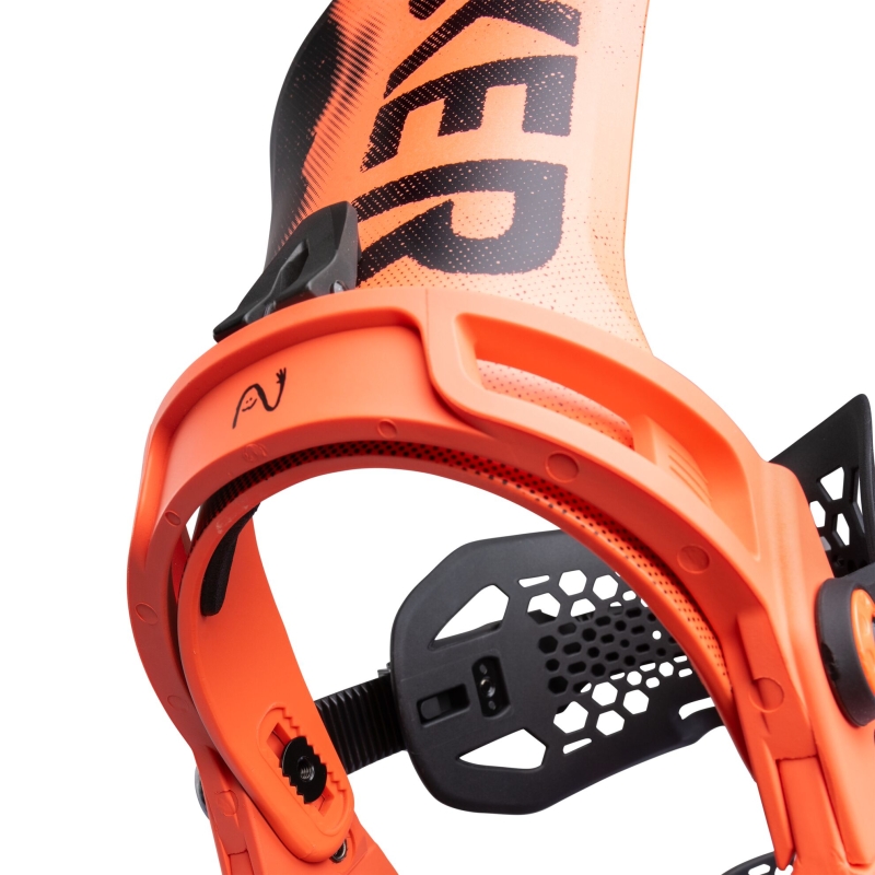 Snowboard bindings unisex Nidecker 2026 Kaon-Pro Neon Black