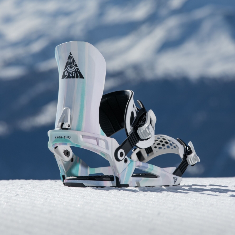 Wiązania snowboardowe unisex Nidecker 2026 Kaon-Plus Bio White