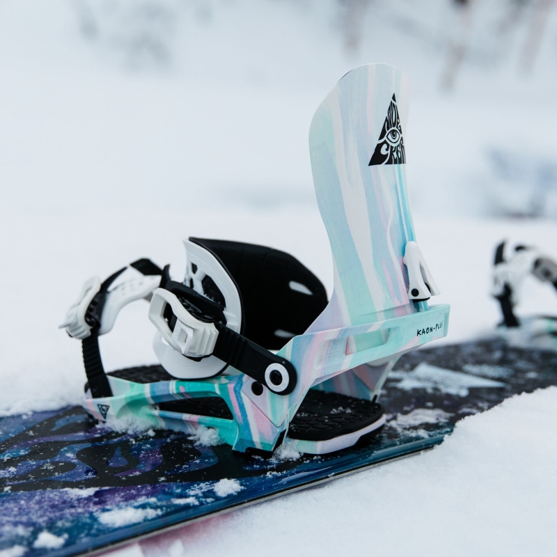 Wiązania snowboardowe unisex Nidecker 2026 Kaon-Plus Bio White