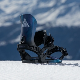 Snowboard bindings unisex Nidecker 2026 Kaon-Plus Bio Black