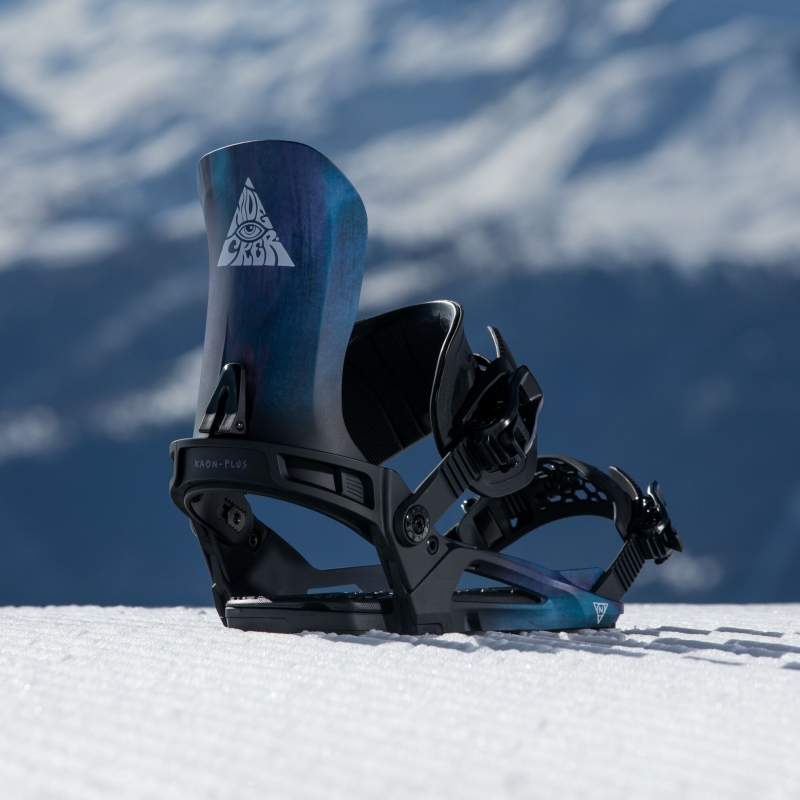 Snowboard bindings unisex Nidecker 2026 Kaon-Plus Bio Black
