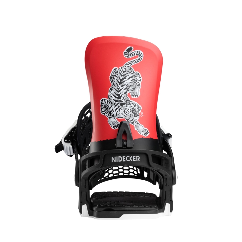 Wiązania snowboardowe unisex Nidecker 2026 Kaon Red Tiger