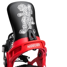 Wiązania snowboardowe unisex Nidecker 2026 Kaon Red Tiger