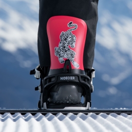 Wiązania snowboardowe unisex Nidecker 2026 Kaon Red Tiger
