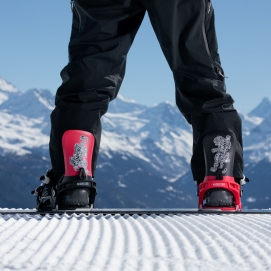 Wiązania snowboardowe unisex Nidecker 2026 Kaon Red Tiger