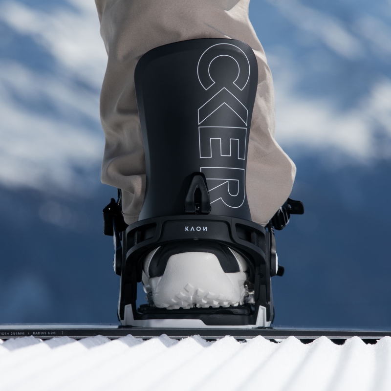 Wiązania snowboardowe unisex Nidecker 2026 Kaon Black