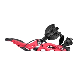Snowboard bindings unisex Nidecker 2026 Flow Fuse Hybrid Crimson