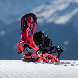 Wiązania snowboardowe unisex Nidecker 2026 Flow Fuse Hybrid Crimson