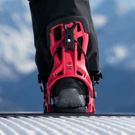 Wiązania snowboardowe unisex Nidecker 2026 Flow Fuse Crimson
