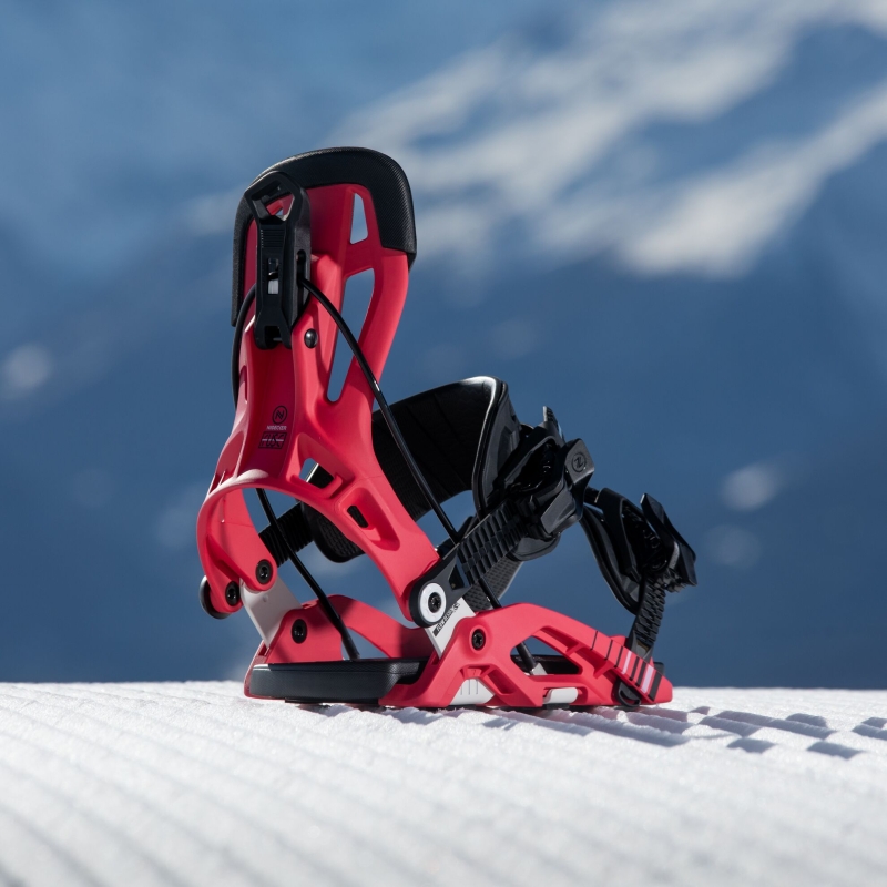 Wiązania snowboardowe unisex Nidecker 2026 Flow Fuse Crimson
