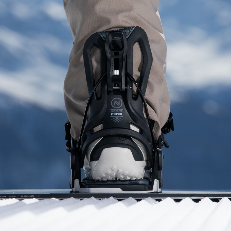 Snowboard bindings unisex Nidecker 2026 Flow Fenix Black