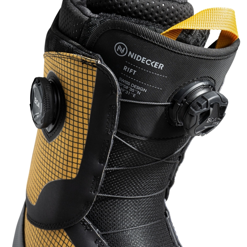 Buty snowboardowe męskie Nidecker 2026 Rift Yellow Black