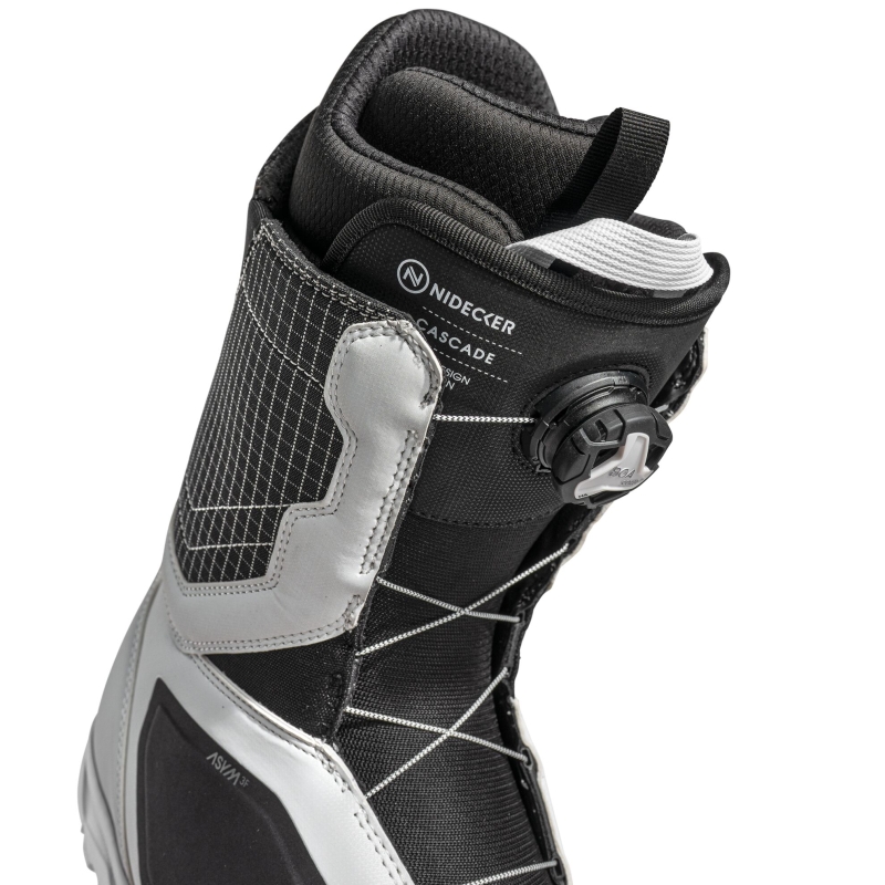 Buty snowboardowe męskie Nidecker 2026 Cascade Black White