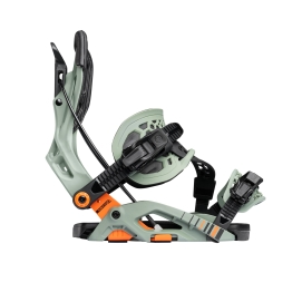 Snowboard bindings unisex Nidecker 2026 Flow Fuse Hybrid Khaki