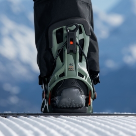 Wiązania snowboardowe unisex Nidecker 2026 Flow Fuse Hybrid Khaki