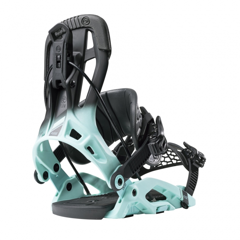 Wiązania snowboardowe Flow 2023 -  Fuse Hybrid Blackaqua M