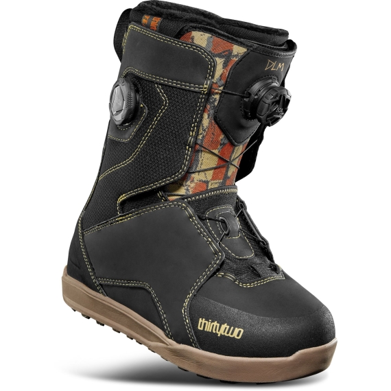 Snowboard boots women THIRTY TWO 2026Lashed Double Boa MelanconBlack/Gum
