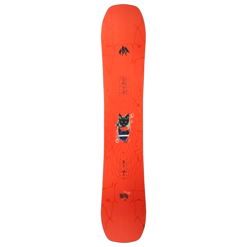 Snowboard board women Jones 2026 Rally Cat Red