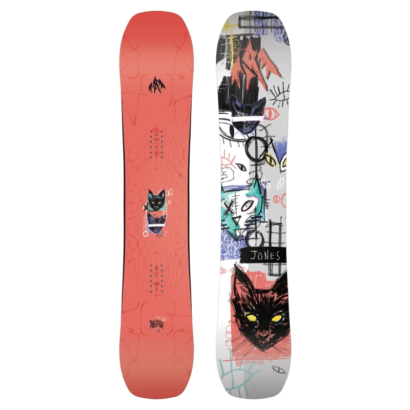 Deska snowboardowa damska Jones 2026 Rally Cat Red
