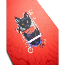 Snowboard board women Jones 2026 Rally Cat Red