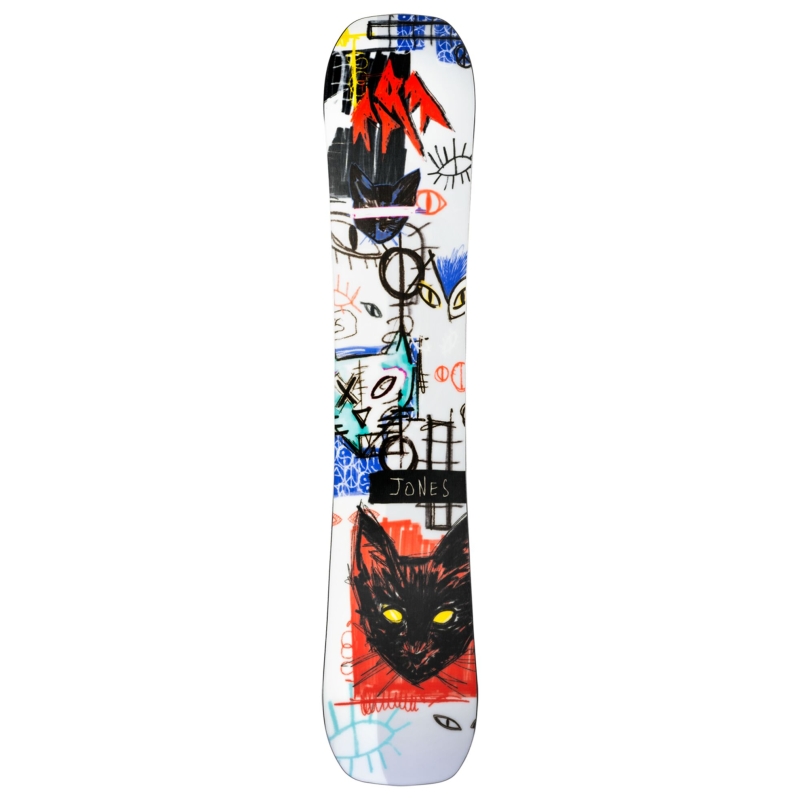 Snowboard board women Jones 2026 Rally Cat Red