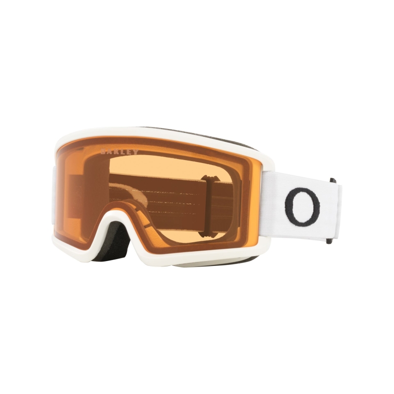 Gogle snowboardowe dziecięce Oakley 2026 TARGET LINE Matte White/Standard Persimmon