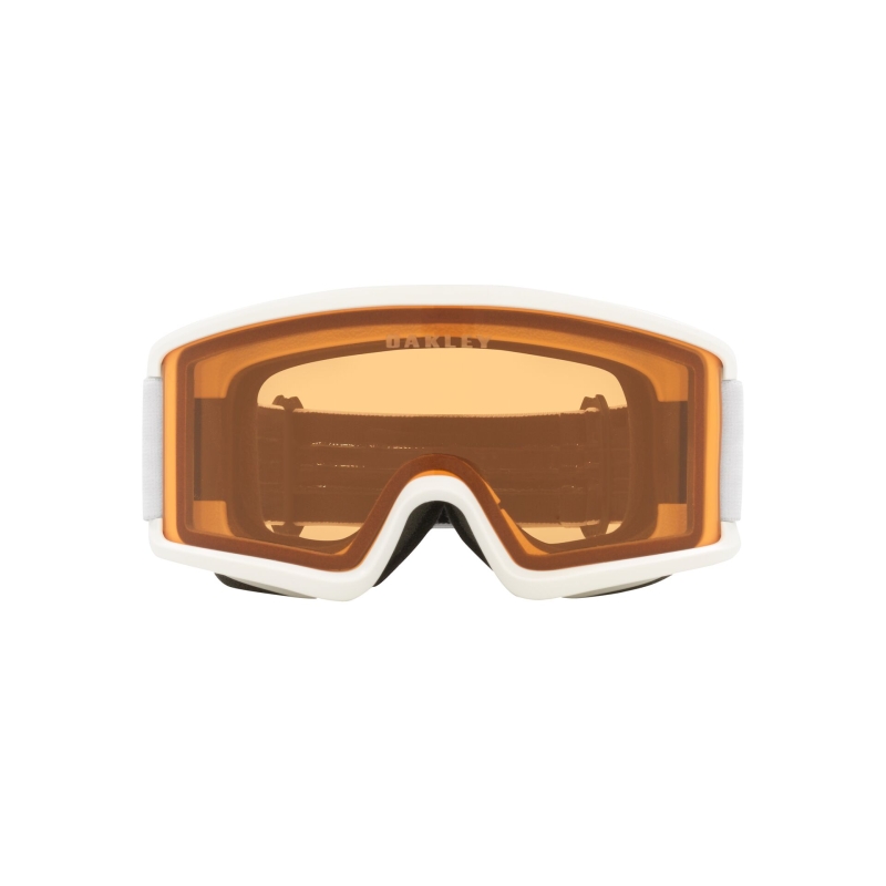 Snowboardbrille unisex jugend Oakley 2026 TARGET LINE Matte White/Standard Persimmon
