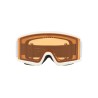 Gogle snowboardowe dziecięce Oakley 2026 TARGET LINE Matte White/Standard Persimmon