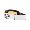 Gogle snowboardowe dziecięce Oakley 2026 TARGET LINE Matte White/Standard Persimmon