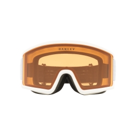 Gogle snowboardowe unisex Oakley 2026 TARGET LINE Matte White/Standard Persimmon