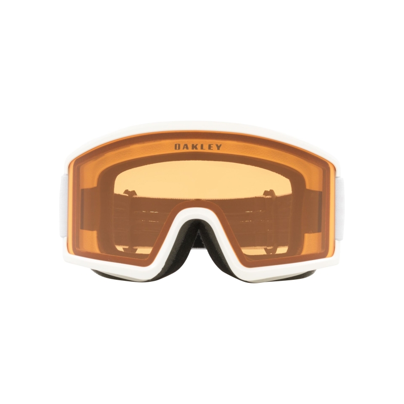 Snowboardbrille unisex Oakley 2026 TARGET LINE Matte White/Standard Persimmon