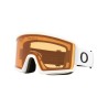 Gogle snowboardowe unisex Oakley 2026 TARGET LINE Matte White/Standard Persimmon
