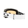 Gogle snowboardowe unisex Oakley 2026 TARGET LINE Matte White/Standard Persimmon