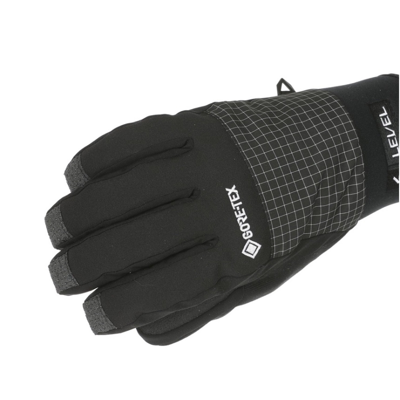 Gloves men LEVEL Matrix Gore Tex Black Grey