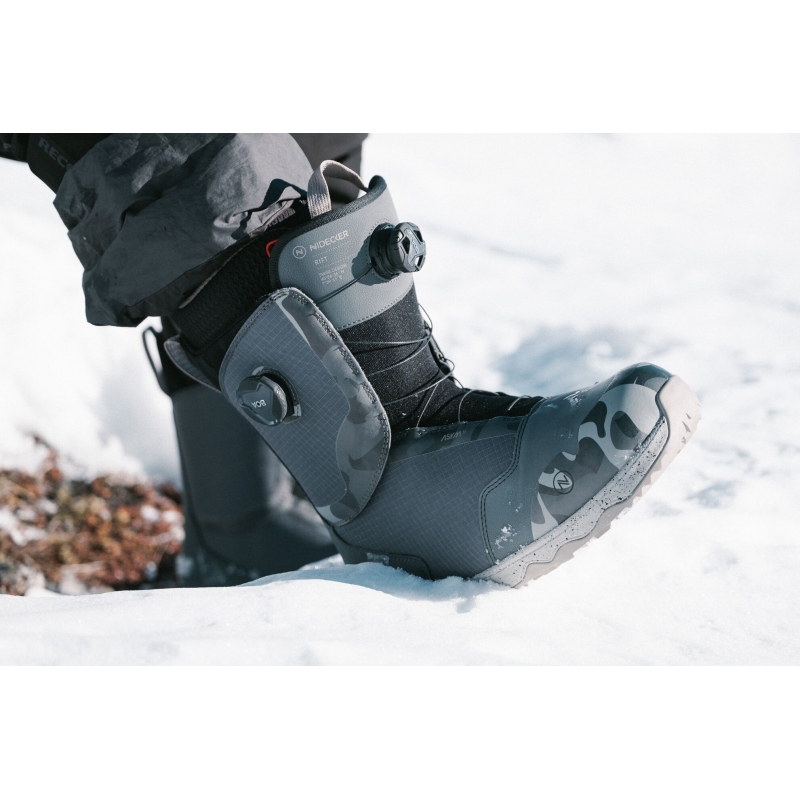 Buty snowboardowe męskie Nidecker 2023 Rift Gray Camo 085