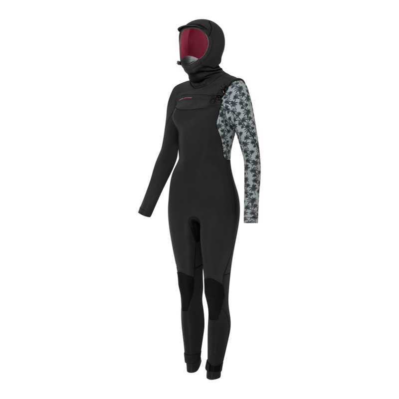 Neoprene wetsuit women NeilPryde Vamp 5/4 Hooded GBS FZ C3