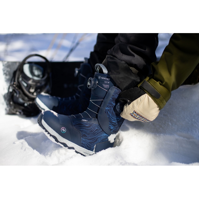 Snowboard boots women Nidecker 2023 Rift W Blue
