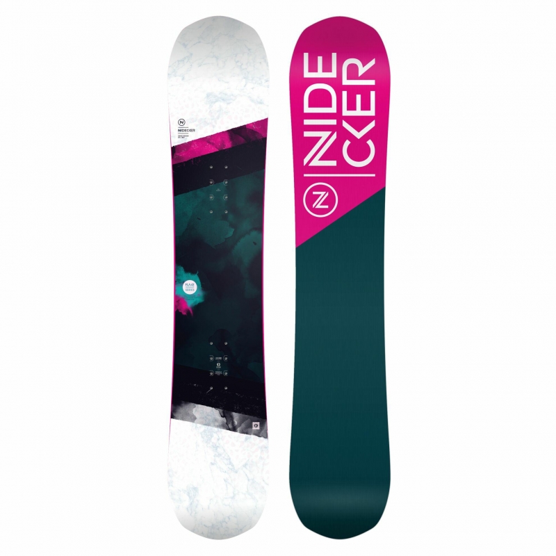 Deska Snowboardowa Nidecker Micron Flake White/Pink 145W